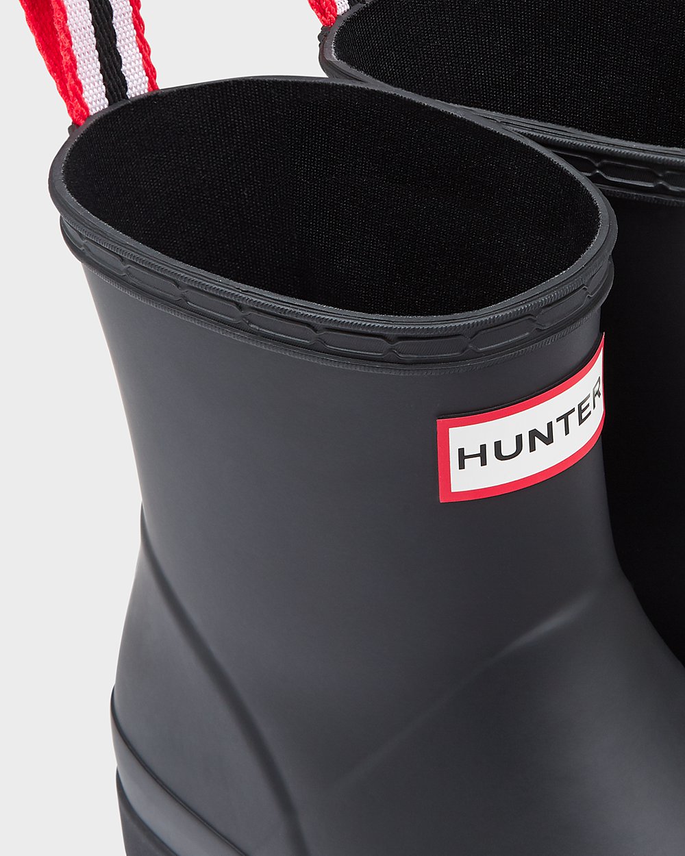 Womens Hunter Play Boots Black - Original Short Rain - 5819472-VE